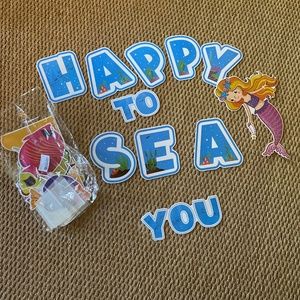 “Happy to see you” Bulletin Board pieces